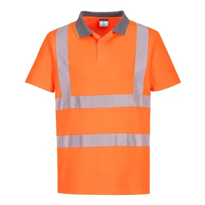 (XL, Orange) Portwest Unisex Adult Hi-Vis Safety Polo Shirt (Pack of 6)