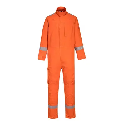 (S, Orange) Portwest Unisex Adult Bizflame Plus Stretch Overalls