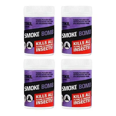 Insectokil Smoke Bombs (Pack of 4) Mini Smoke Bomb Foggers For Effective Control Of All Flying A