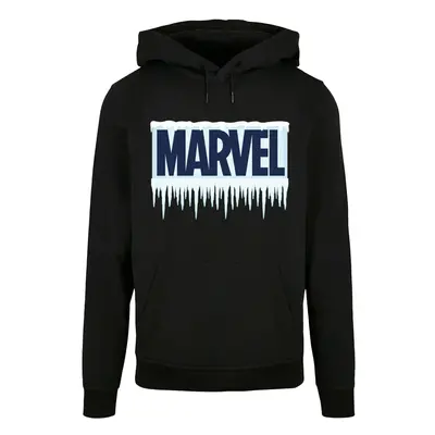 (4XL, Black) Marvel Womens/Ladies Icicle Logo Hoodie