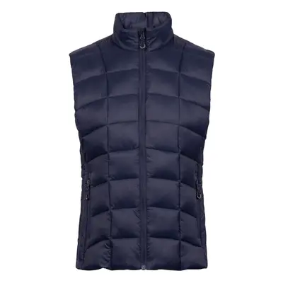 (10, Navy) Trespass Womens Padded Gilet Zip Pockets Ogbere