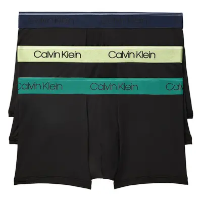 Calvin Klein Men's Micro Stretch 3-Pack Low Rise Trunk Black Bodies W