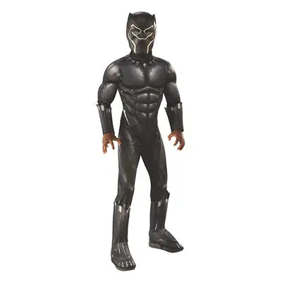 Rubie's Official Marvel Avengers Endgame Black Panther Deluxe Childs Costume, Kids Superhero Fan