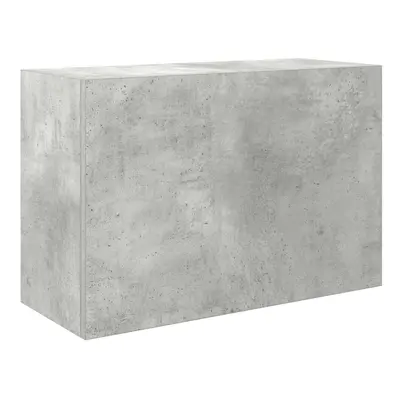 (concrete grey, x x cm) vidaXL Bathroom Wall Cabinet Hanging Wall Storage Cupboard Engineered Wo