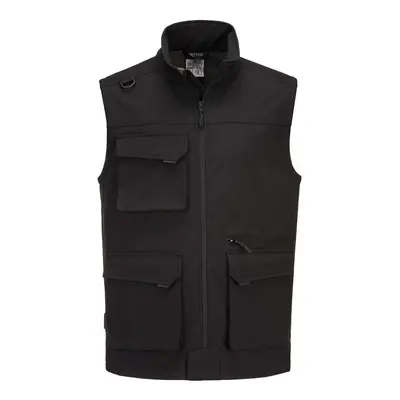 (M, Black) Portwest Mens KX3 Softshell Gilet