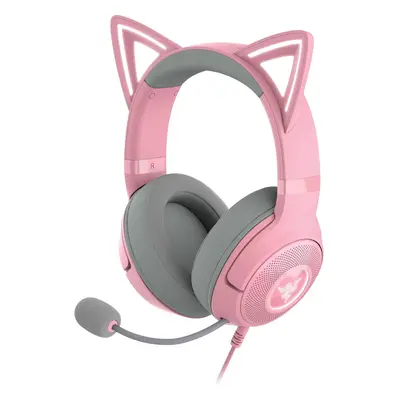 Razer Kraken Kitty V2 USB Wired Gaming Headset - Pink