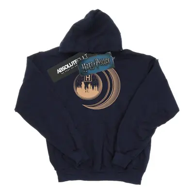 (5-6 Years, Navy Blue) Harry Potter Girls Hogwarts Moon Hoodie