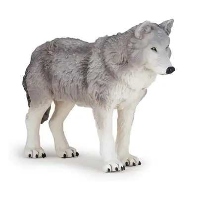 PAPO Large Figurines Large Wolf Toy Figure