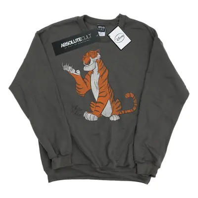 (XL, Charcoal) Disney Mens The Jungle Book Classic Shere Khan Sweatshirt