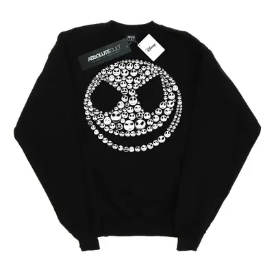 (S, Black) Disney Womens/Ladies Nightmare Before Christmas Jack Skull Collage Sweatshirt