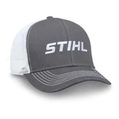 Stihl Grey and White Mesh Back Cap