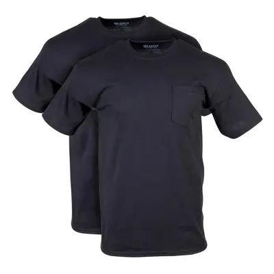 Gildan mens Dryblend Workwear T-shirts With Pocket 2-pack T Shirt Black X-Large US