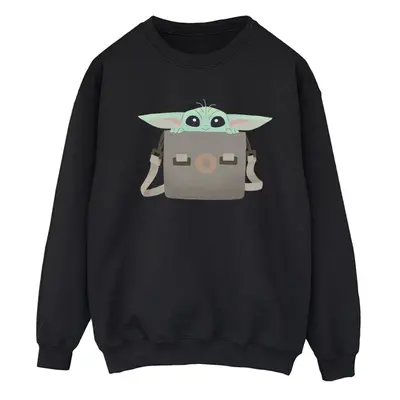 (XXL, Black) Star Wars Womens/Ladies The Mandalorian Grogu Luggage Sweatshirt