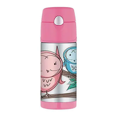 Thermos FUNtainer S/Steel Vacuum Insulated Holder (Drink Owl)