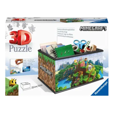 3D Puzzle - Aufbewahrungsbox Minecraft - Teile - Praktischer Organizer fÃ¼r Minecraft Fans ab Ja