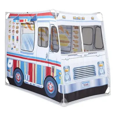 Melissa & Doug Multicolour Food Truck Fabric Play Tent Playhouse and Storage Tote