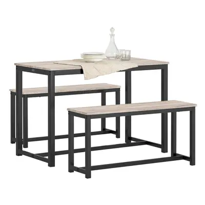 SoBuy OGT25-HN, Dining Set - Dining Table and Benches, Pieces