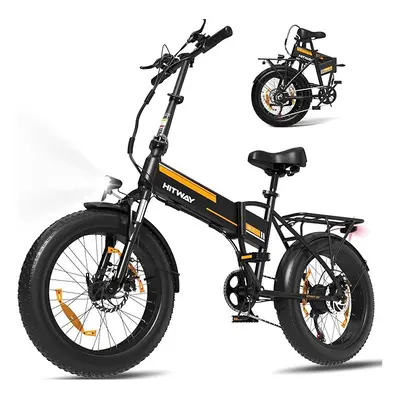 HITWAY Electric Bike BK10S Folding E-Bike, 48V12AH Battery 250W