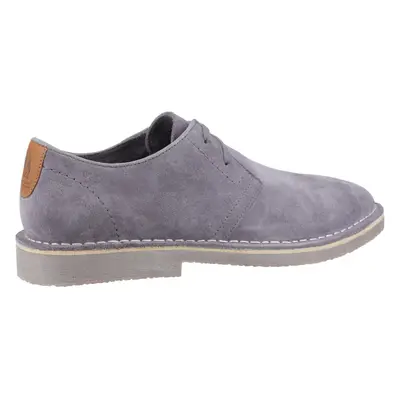 (Grey, (Adults')) Hush Puppies Scout Suede Men's Grey Lace-Up Shoes