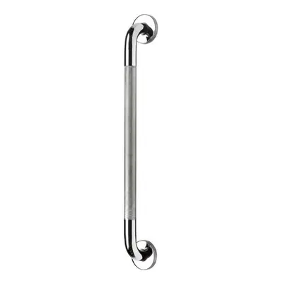 Croydex AP500741 mm Safety Support Rail Stainless Steel Grab Bar with Anti-Slip Grip for Bathroo