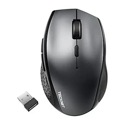 TECKNET Bluetooth Wireless Mouse, Modes (BT 5.0/3.0+2.4G) Portable Ergonomic Mice, DPI Adjustabl