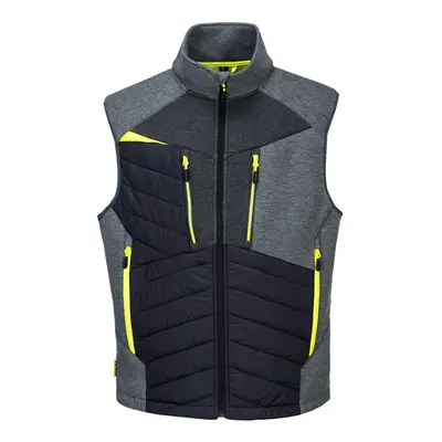 (M, Metal Grey) Portwest Mens DX4 Baffled Hybrid Gilet