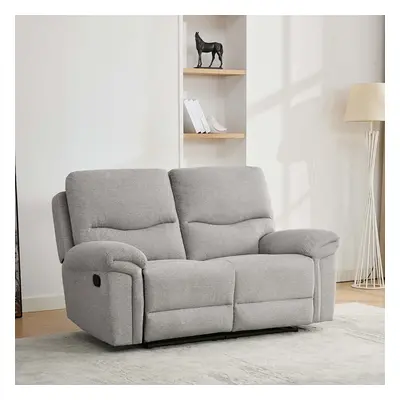 (Light Grey, Seater) Fosse 1,2 & Seater Manual Recliner Sofa