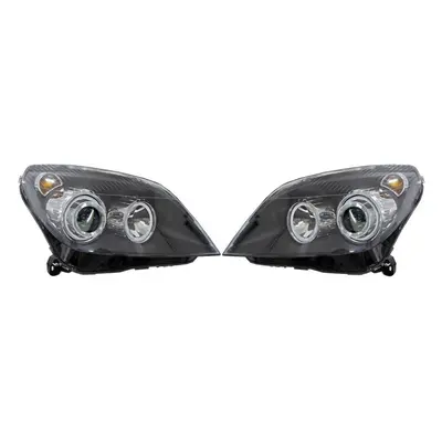 For Vauxhall Astra Mk5 H Black Angel Eye Projector Headlights Halo Rhd LHD