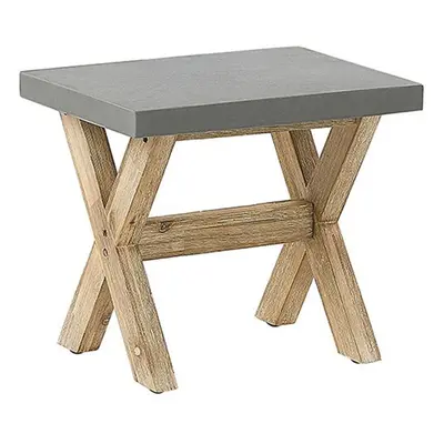 Garden Stool OLBIA Concrete Grey