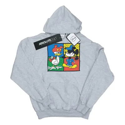 (M, Sports Grey) Disney Mens Mickey Mouse Donald Clothes Swap Hoodie