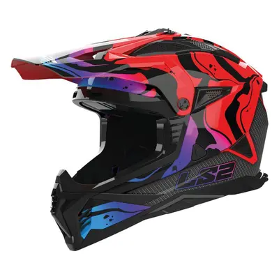 (S) LS2 MX708 Fast ECE 22.06 Motocross Helmet Wash Red