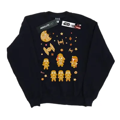 (XXL, Navy Blue) Star Wars Mens Gingerbread Empire Sweatshirt