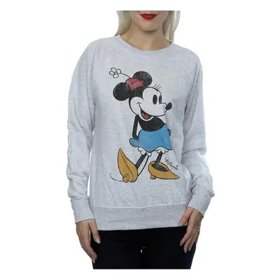 (XXL, Grey) Disney Womens/Ladies Classic Minnie Mouse Heather Sweatshirt