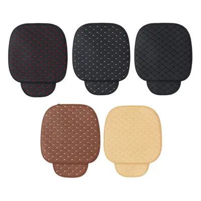 (Black) Colors Universal Car Front Seat Covers Kit Breathable Cushion With Storage Bag