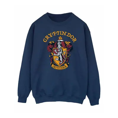 (XXL, Navy Blue) Harry Potter Womens/Ladies Gryffindor Cotton Sweatshirt