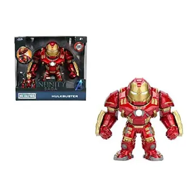 Jada Toys Marvel 6" Hulkbuster & 2" Iron Man Die-Cast Collectible Toy Figure, Red,33431