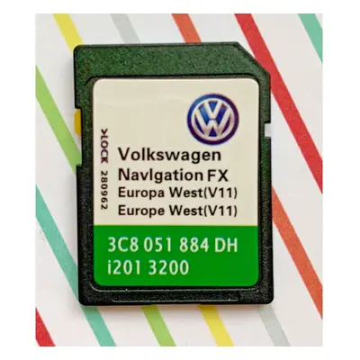 2020 VW VOLKSWAGEN V11 FX RNS310 SD Card Sat Nav Map Navigation Europe