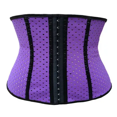 (Purple, XS) Soft Tummy Control Steel Bone Slimming Wear