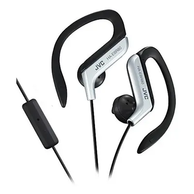 JVC HAEBR80S Sports Clip Headphones (Silver)