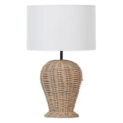 Table Lamp FURELOS Rattan Light Wood