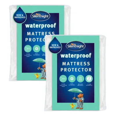 (King, Pack) Silentnight Waterproof Mattress Protector - Bundles