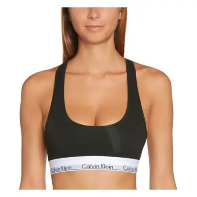 Calvin Klein - Women's Bralette - Modern Cotton - 53% Cotton 35% Modal 12% Elastane - Black - Co