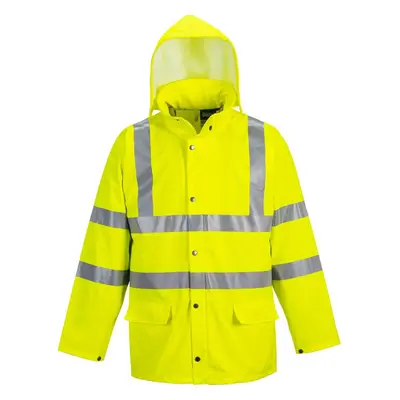 (XXL, Yellow) Portwest Mens Sealtex Ultra Hi-Vis Raincoat