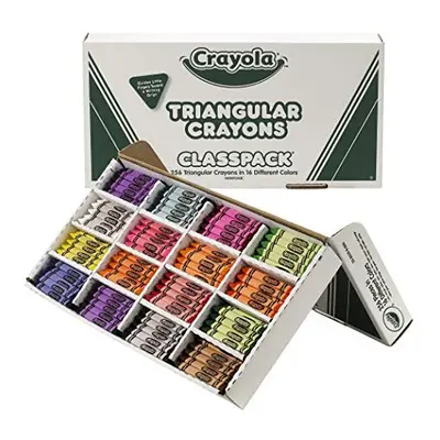 Crayola Triangular Crayon Classpack Assorted Colors Count La