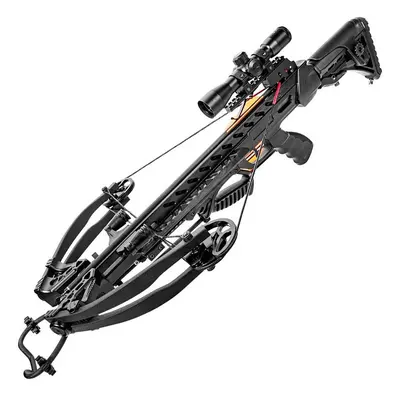 175lb Compound Crossbow Set With Red Dot Sight And Arrows Hunting