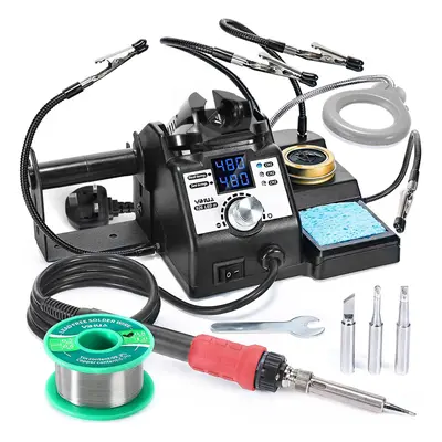 YIHUA 926LED-IV EVO 110W Soldering Station 90~480?C Soldering Kit with Helping Hands, Magnifier 