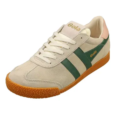 (3) Gola Elan Womens Fashion Trainers in Wheat Green