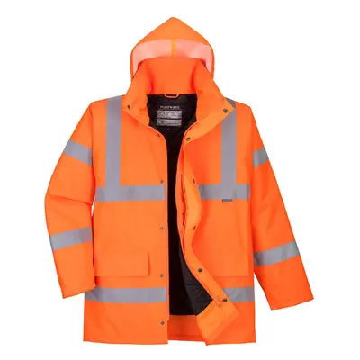 (Orange, S) Portwest Hi-Vis Traffic Jacket