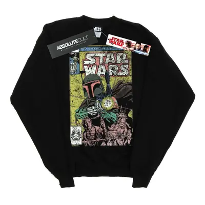 (XXL, Black) Star Wars Mens Boba Fett Comic Sweatshirt