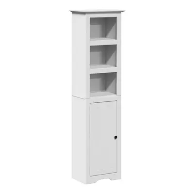 (white) vidaXL Bathroom Cabinet BODO White 44x30x160 cm bathroom storage cabinet